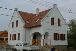 Balatonkenese családi ház építése